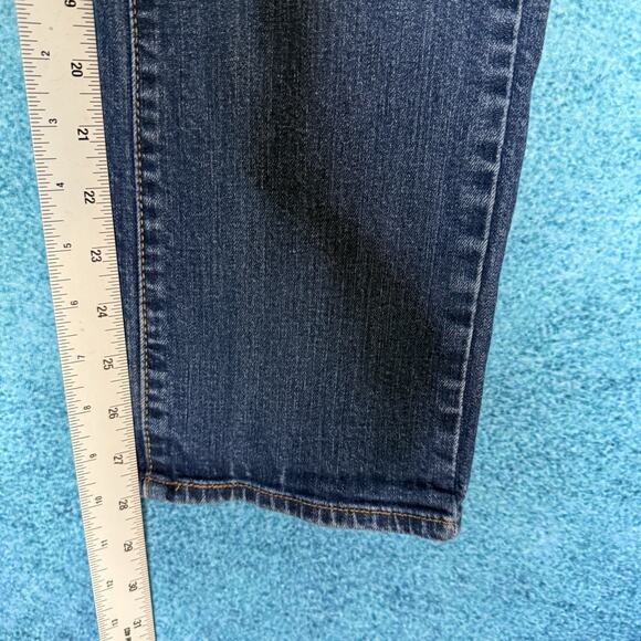 Levi's 505 Jeans Women's Size 28x30 Blue Denim Mid Rise Straight Leg - Picture 8 of 14